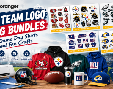 NFL Team Logo SVG Bundles for Game Day Shirts and Fan Crafts